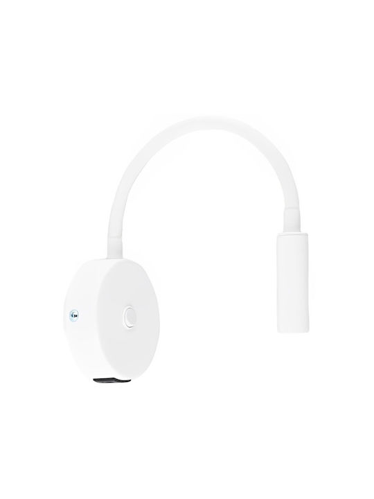 TK Lighting Single Spot with Socket G9 in White Color