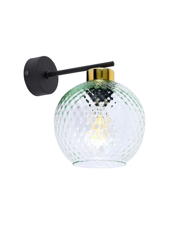 TK Lighting Φωτιστικό Τοίχου με Ντουί E27 Μαύρο