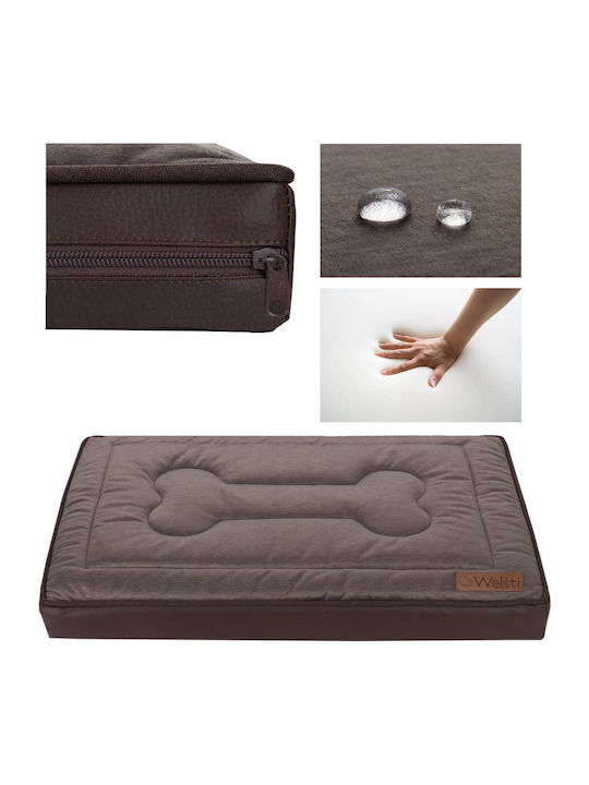 Welsti Orthopedic Saltea pentru Câini Maro 100x70cm