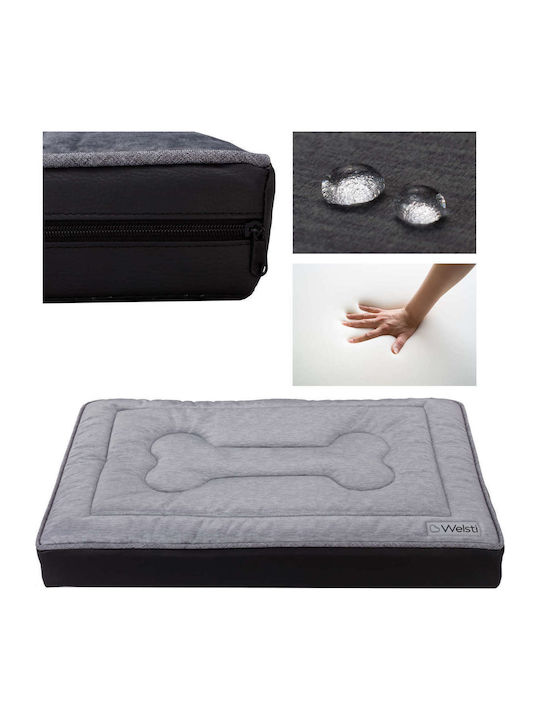 Welsti Orthopedic Στρώμα Σκύλου Γκρι 130x90εκ.
