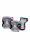 Powerslide Pro Girls Παιδικό Σετ Προστατευτικών για Rollers Γκρι