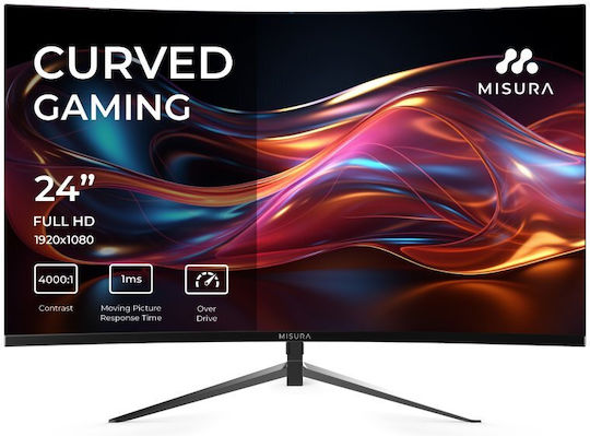 MISURA P23MM24DFA01 VA Curbat Gaming Monitor 24" FHD 1920x1080 200Hz cu Timp de Răspuns 1ms GTG