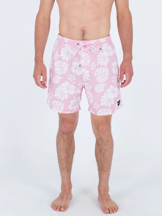 Hurley Ανδρικό Μαγιό Σορτς Ροζ