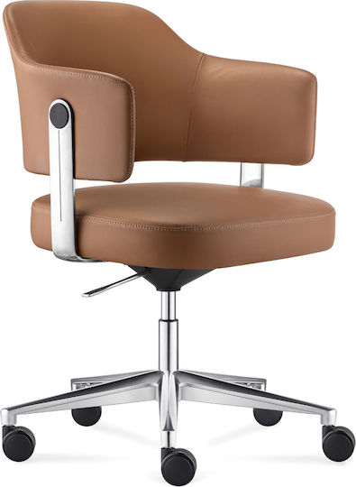 ErgoAction Lauren Office Chair With Tan Arms