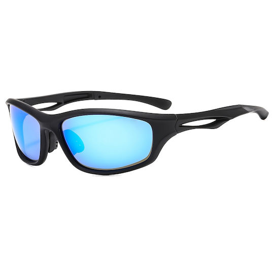 Techsuit Ochelari de ciclism 9309 cu Montură Negru și Lentile Polarizat