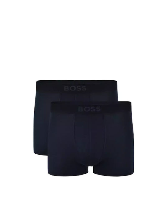 Hugo Boss Ανδρικά Μποξεράκια Μπλε 2Pack