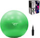 Rea Tape Μπάλα Pilates 75cm σε Πράσινο Χρώμα