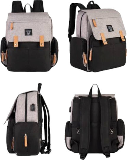 Queen Mother Diaper Bag Gray 38x22x46cm.