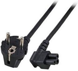 Καλωδιο Τροφοδοσιας 3xf C5 Angled Schuko Plug 1,80m Ak5005