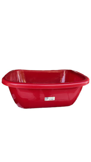 Viomes Basin Rectangular 57x42x21cm. Capacity 26lt Red