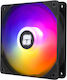 Thermalright TL-C12C-S Вентилатор за кутия 120mm (1550rpm / 66.17cfm) с ARGB осветление и свързване 4-изводна ШИМ
