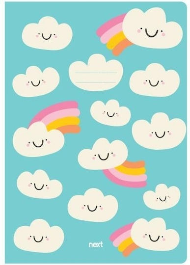 Next Trends Clouds Notebook Pin 17x25cm 40 sheets 6 pieces