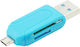 Micro Card Reader USB 2.0 / micro USB για SD