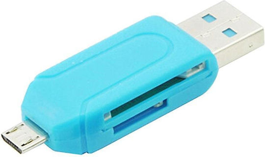 Micro Card Reader USB 2.0 / micro USB για SD