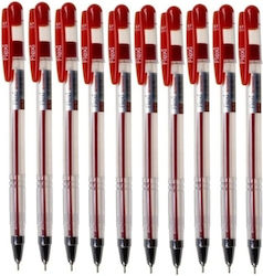 Flexi Red Pens Pack 10