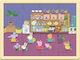 Wooden Kids Puzzle Peppa Pig Supermarket Supermarket for 3+ years+ Years 12pcs Giochi Preziosi