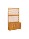 vidaXL Solid Acacia Wood Pot Wooden Cascade 100x32x165cm.