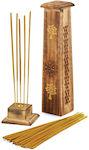 Wooden Burning Base Tower Shape Aromatic Sticks...
