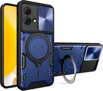 Techsuit Umschlag Rückseite Blau (Moto G84)