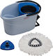 Vileda Mop Bucket with Squeezer Plastic Ultraspin Mini Capacity 12lt Blue