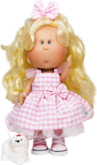 Nines D'onil Doll Mia Blond Hair A Dog Joints Vanilla Scent 30 Cm