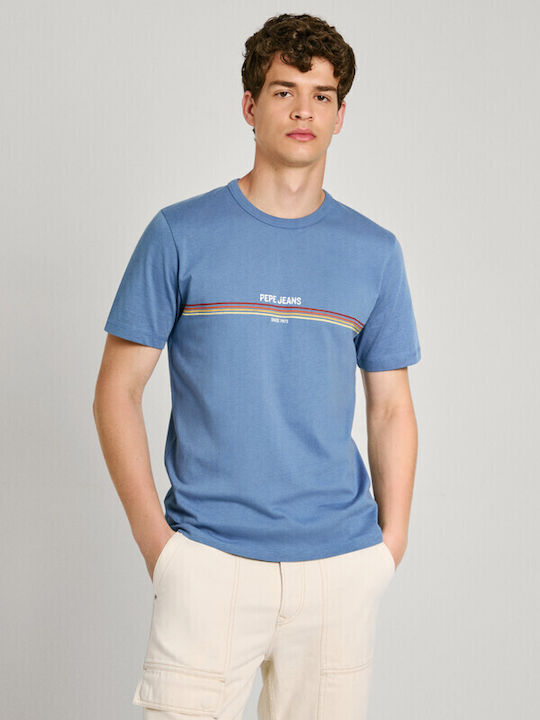 Pepe Jeans Herren T-Shirt Kurzarm BLUE
