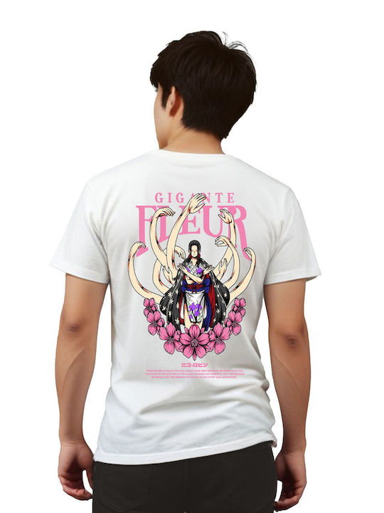 Pop Culture Tricou O bucată Alb Nico Robin