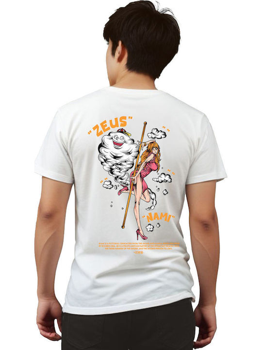 Pop Culture One Piece Nami Tricou One Piece Alb...