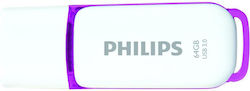 Philips Snow 64GB USB 3.1 Stick Pink