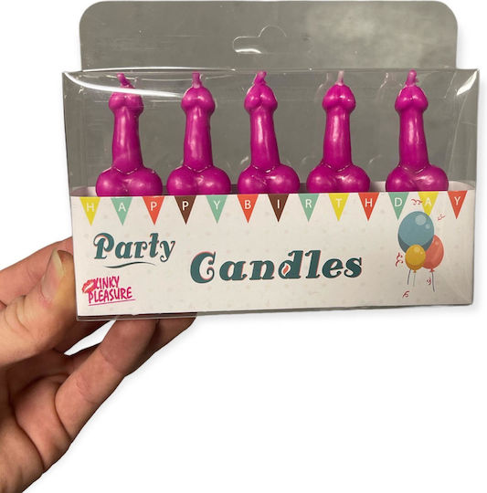 Party Penis Candles Αστείο Sexy Δώρο 5τμχ