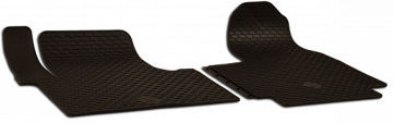 Umbrella Set Covorașe Față și Spate 2buc din Furtun pentru Opel Vivaro Fiat Talento Renault Trafic Negre