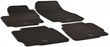 Umbrella Set Covorașe Față și Spate 4buc din Furtun pentru Ford Galaxie / Mondeo / S-Max Negre