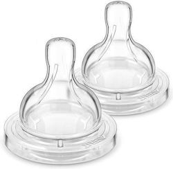 Philips Silicone Baby Bottle Teats for 6+ months 2pcs