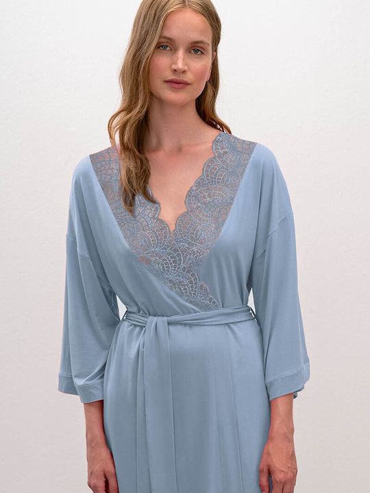 Vamp Summer Women's Robe blue