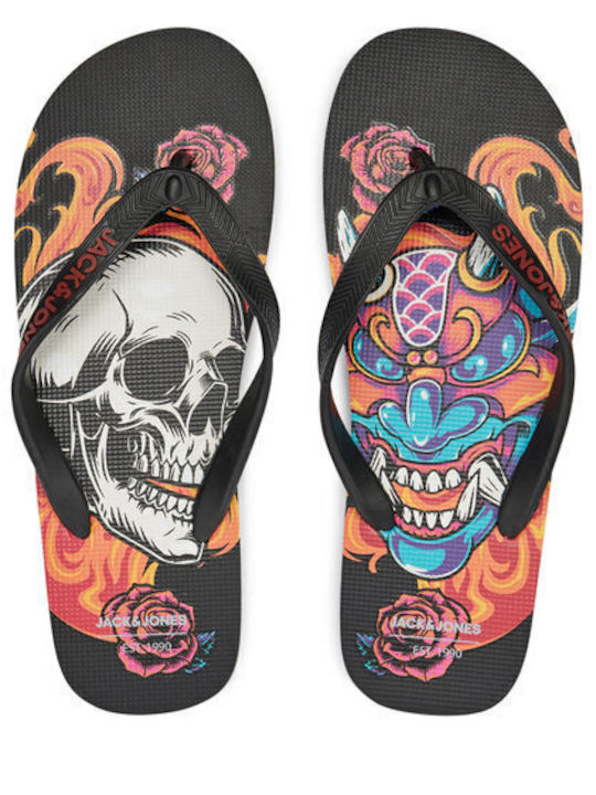 Jack & Jones Ανδρικά Flip Flops Μαύρα