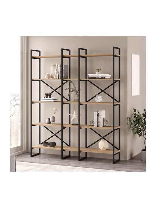 Bibliothek Dusan Sepet Eiche 143.5x30x175cm