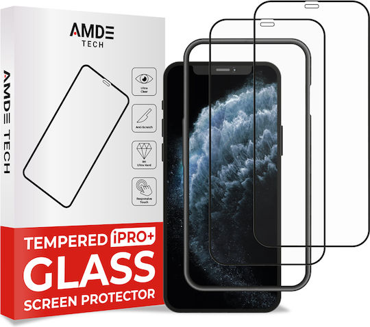 Amdetech 3D Tempered Glass 2buc (iPhone 11)