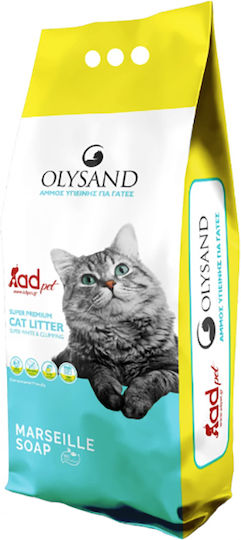 Olysand Άμμος Γάτας Μπετονίτης με Άρωμα Marseille Soap 5lt
