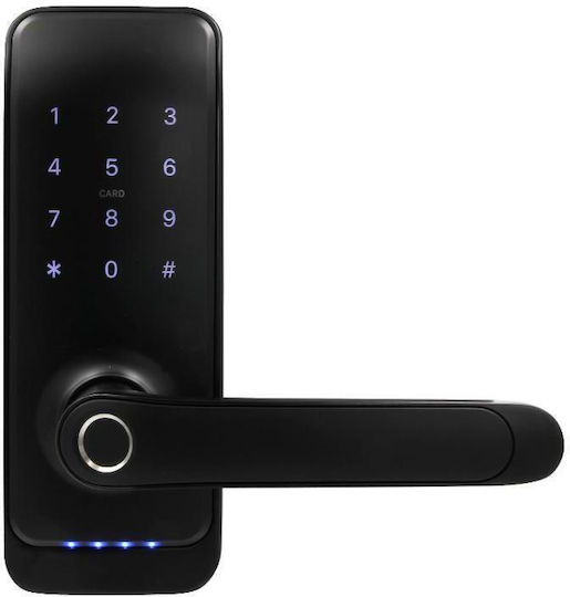 Eura Electronic Lock with Bluetooth Connectivity Black