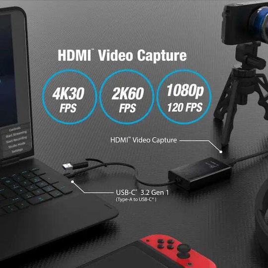 J5create Jva11 Converter HDMI / USB-C / UVC female to HDMI / USB-C female 1pcs
