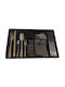 Karvounis Cutlery Set Stainless Gold 30pcs