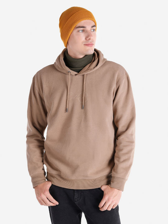 Colin's Sweatshirt with Hood Beige