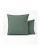 La Redoute Interieurs Decorative Pillow Case Made of 100% Cotton Green 63x63cm