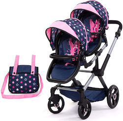 Bayer Design Doll Stroller Twin Pram