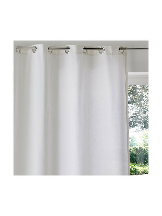 La Redoute Interieurs Vorhang mit Grommet Weiß 324054701_10465_26 135x220cm
