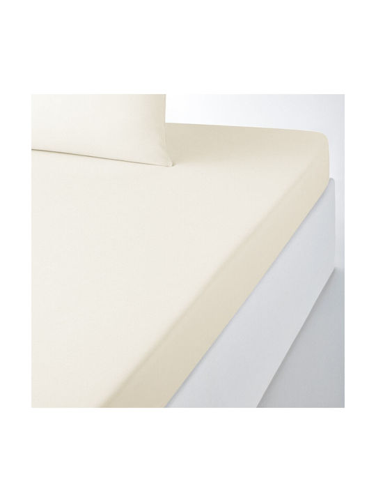 La Redoute Interieurs Μονό με Λάστιχο Μονόχρωμο 140x190cm La Redoute Interieurs Μονό με Λάστιχο Μονόχρωμο 140x190cm
