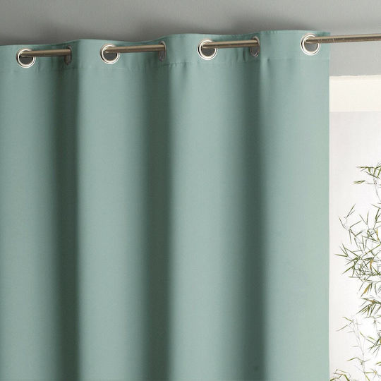 La Redoute Interieurs Perdea de Întunecare cu Capse Verde 324215352_2636_15 140x180buc