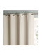 La Redoute Interieurs Κουρτίνα Συσκότισης με Τρουκς Μπεζ 140x250εκ.