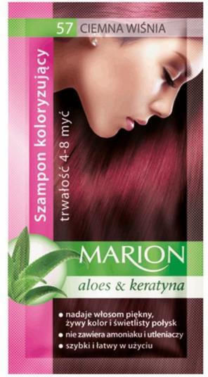 Marion Aloes & Keratyna Toner Χρωμοσαμπουάν Χωρίς Αμμωνία 57 Dark Cherry 40ml