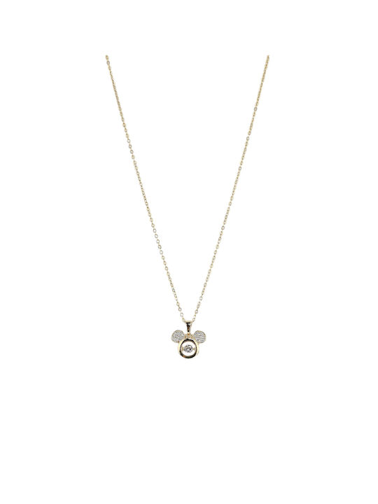 Minnie Necklace Dj-070 Gold